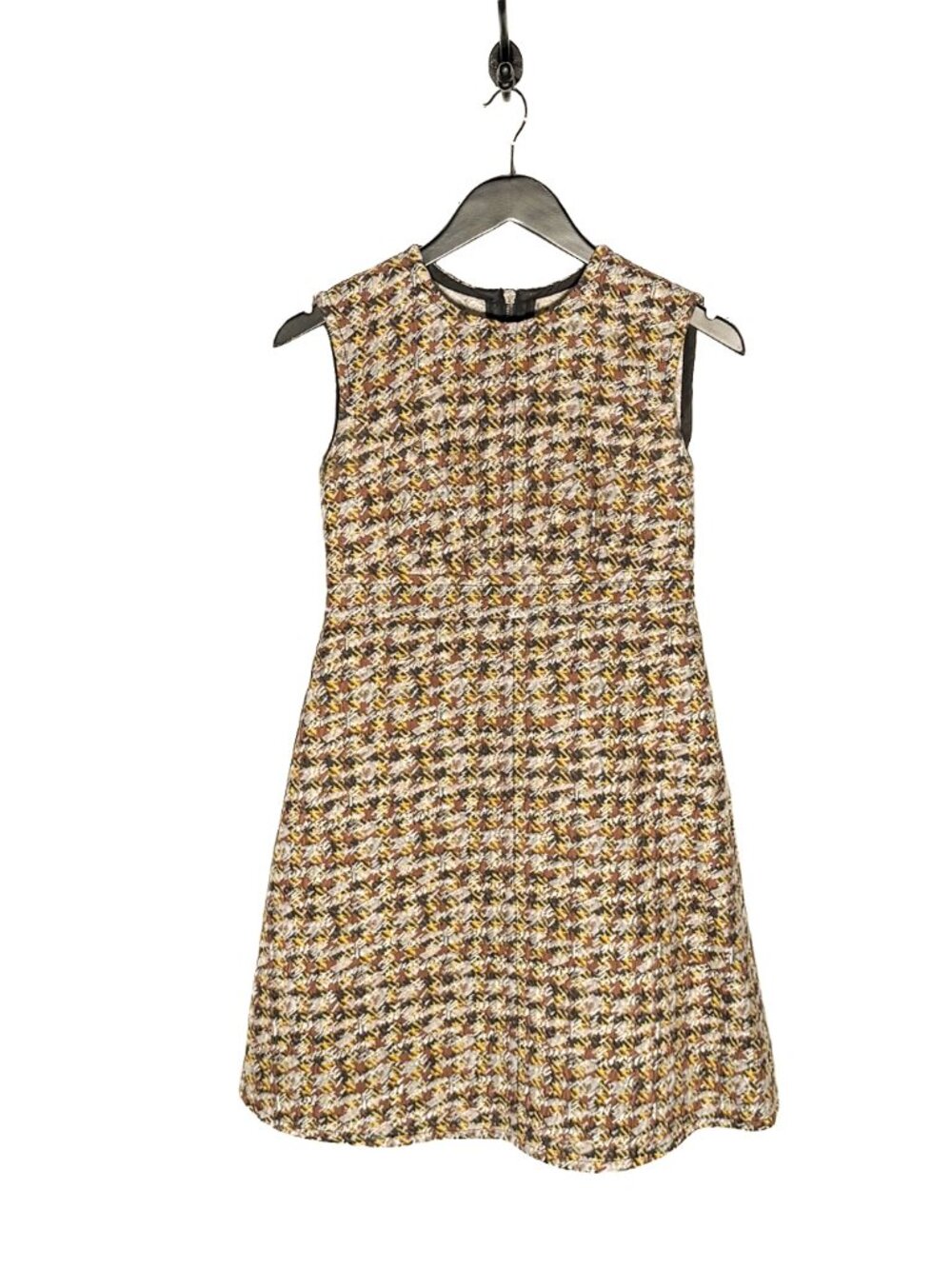 Louis Vuitton SS15 Houndstooth Pattern Sleeveless Dress